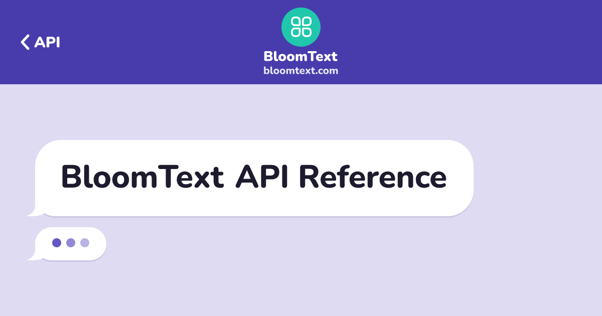 BloomText API Reference | Public Discovery Endpoints