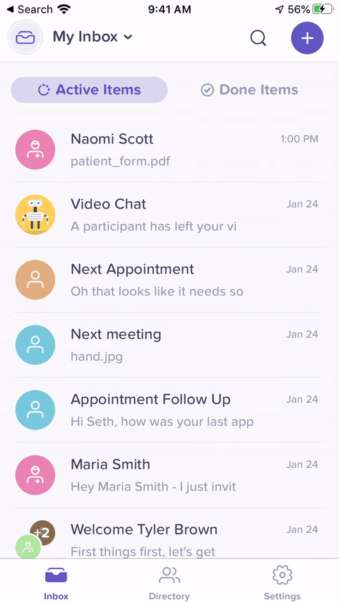 Configure notification settings on the BloomText app